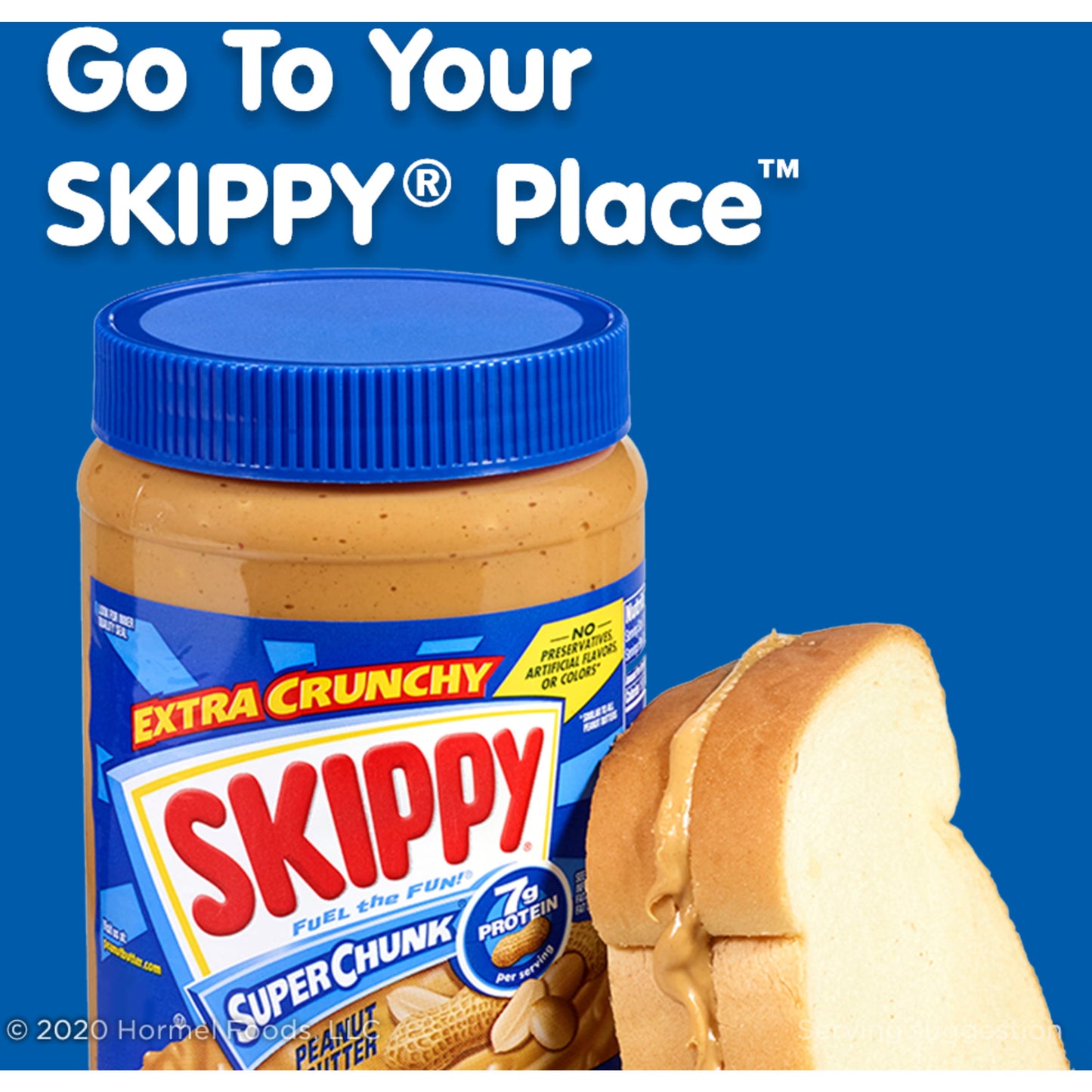 SKIPPY SUPER CHUNK Peanut Butter Twin Pack 2